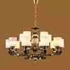 Nice Quality Bronze Black Coloured Hotel Project Chandelier Lamp Lighting For Restaurant Dining Room 862