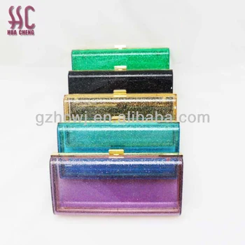2013 New Products,Wholesale Fashion Transparent Colorful Acrylic Clutch Evening Bag,Clear Purse ...