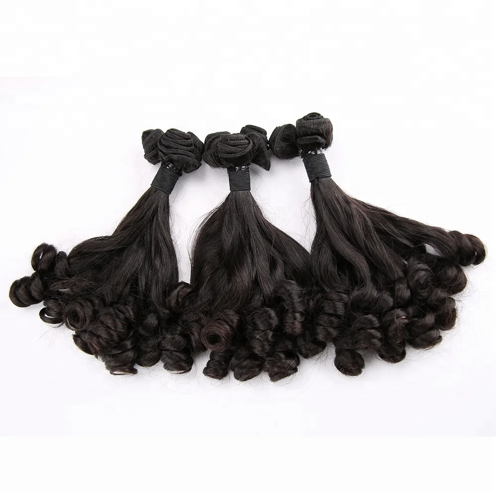 

New arrive virgin human hair 100% double drawn rose curl hair