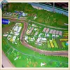 Miniature city plan model/ master planning model maker/ city planning building model
