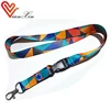 Cheap custom Promotional Break Away Heated Transfer Lanyard
