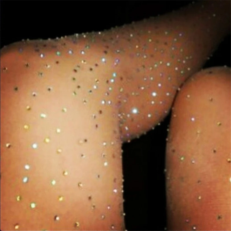 rhinestones stocking