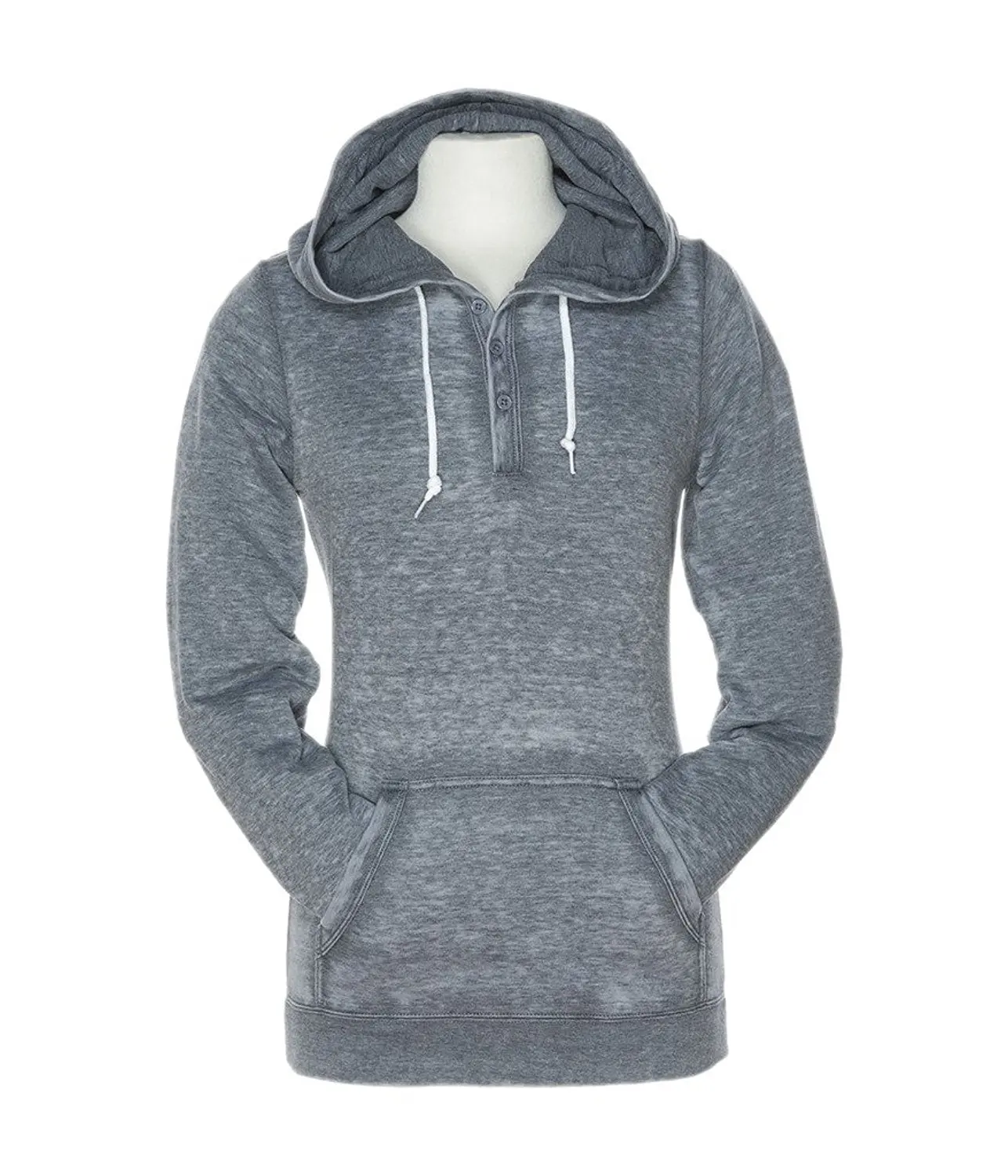 3 button henley hoodie