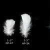 Horng Shya HP-54 Excellent Prime Quality Customized Dyed 4-5 inch White Goose Coquille Feather