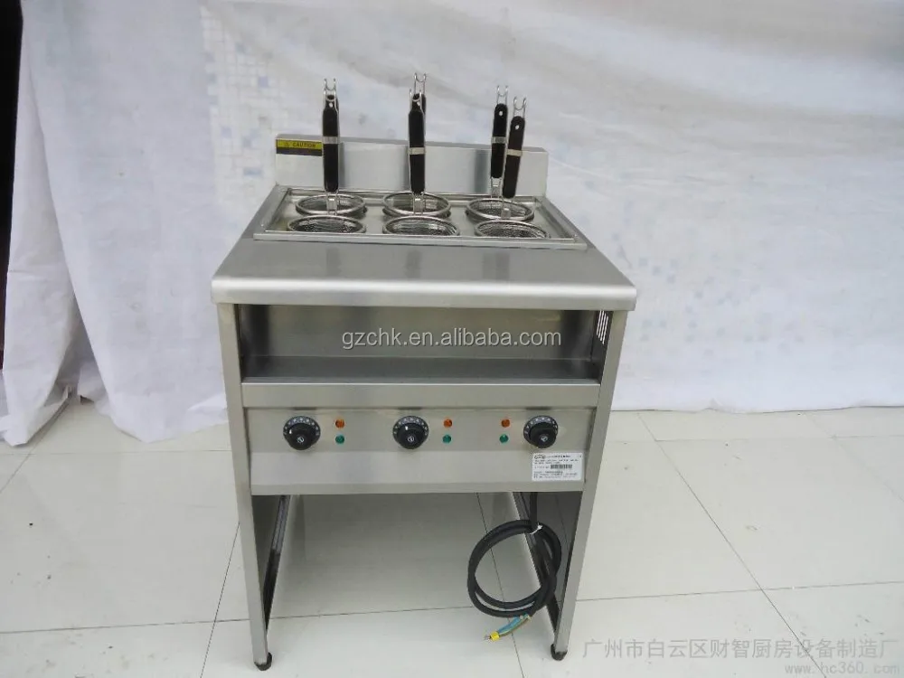 6 holes pasta cooker by electric 