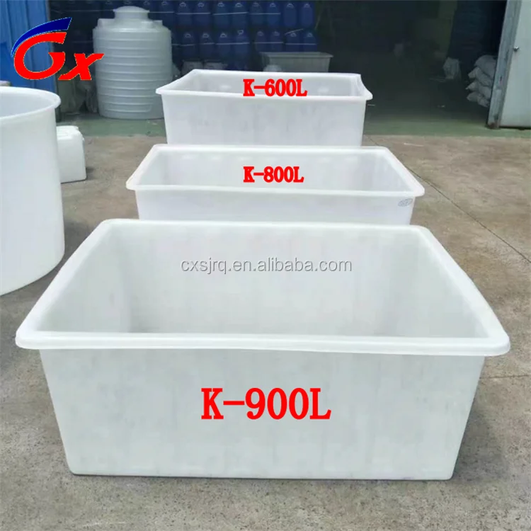 square plastic tub