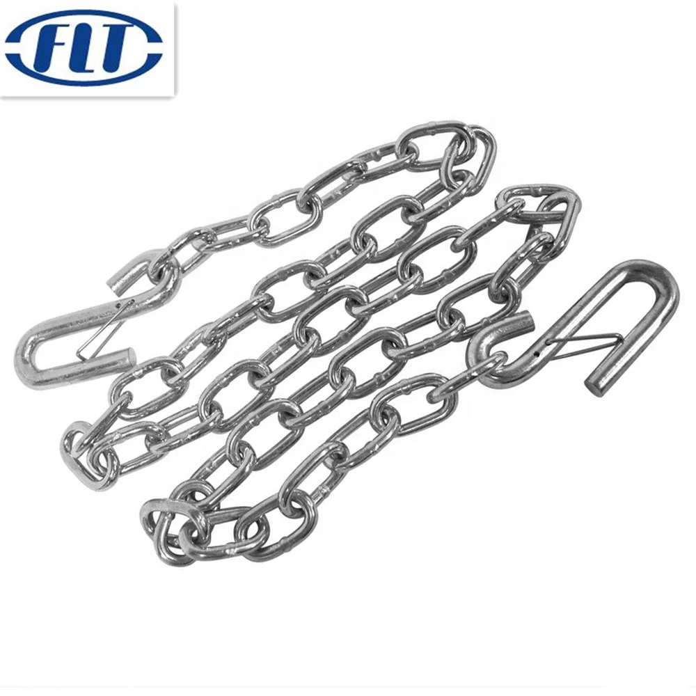 Safety Chain Trailer Chain Manufacture Us Type Welded G70 White Zinc