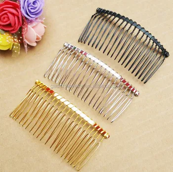 Wholesale Twist Wire Silver Hair Comb Wedding Bridal Accessory