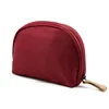Wholesales custom LOGO Durable thick solid brushes tools pouch travel Polyester zipper cosmetic makeup bag