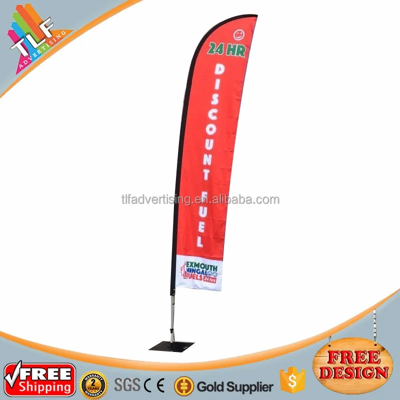 100 High Quality Outdoorteardrop Flags Banner Restaurant