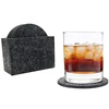 Promotional Absorbent Custom Round Hexagon Polyester Wool Felt Tea Cup Pad Coasters