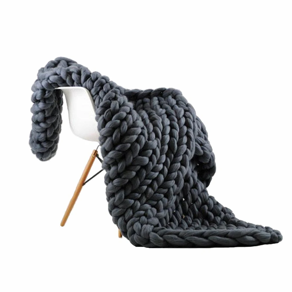 Multi Color Options In Stock Wholesale Large Faux Merino Wool Yarn 100