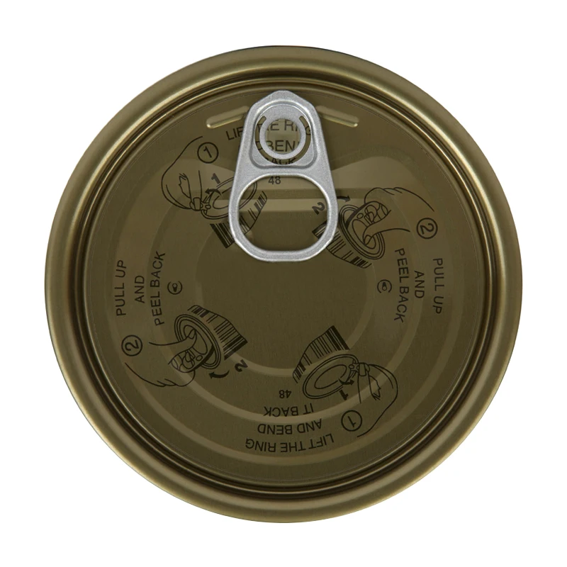 401 Full Aperture Popular Food Pop Can Tin Top Lid Easy Open Ends - Buy ...