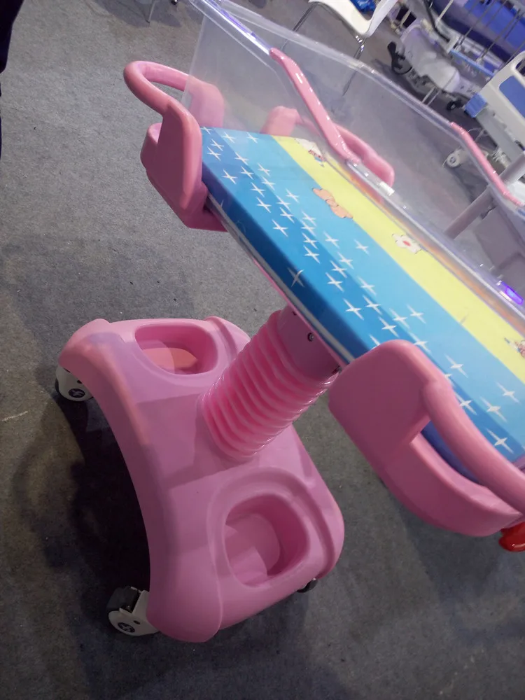 High quality medical equipment mobile baby trolley kids hospital infants bed