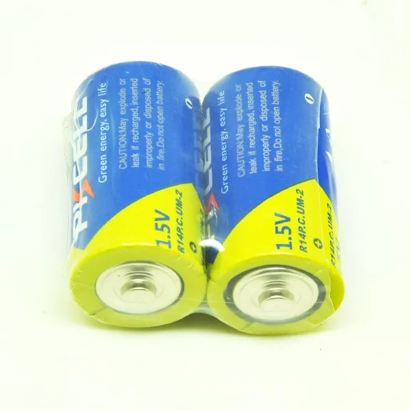 Flashlight Using High Quality C Size R14 Um2 C 1.5v Dry Cell Battery
