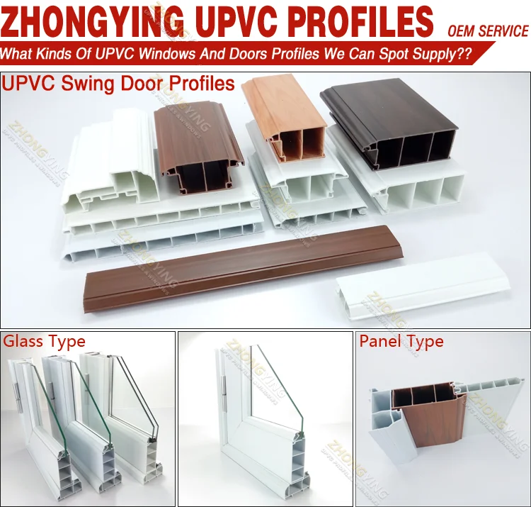 Balcony China High Quality Four Panel Stile And Rail 4 2 Track Two Single Sandwich Industrial 3 Mosquito Pvc Sliding Door