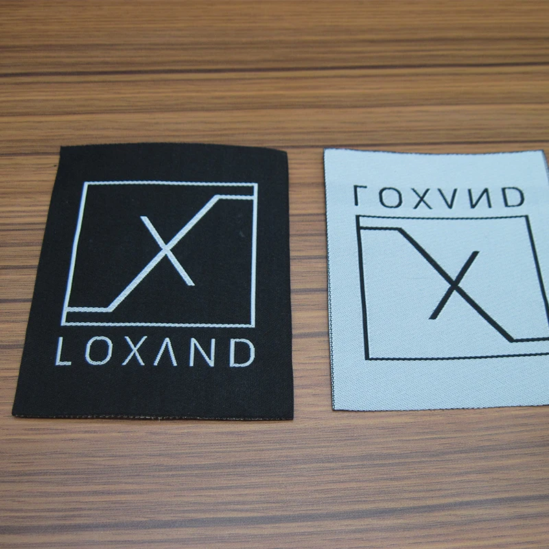 factory supply customized woven label clothing label woven
