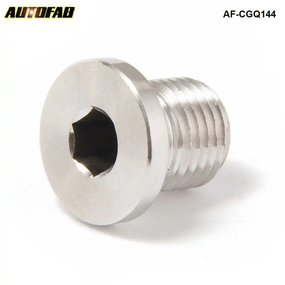 Autofab lambda O2 Oxygen Sensor Exhaust Downpipe Bung Blank Bolt Plug