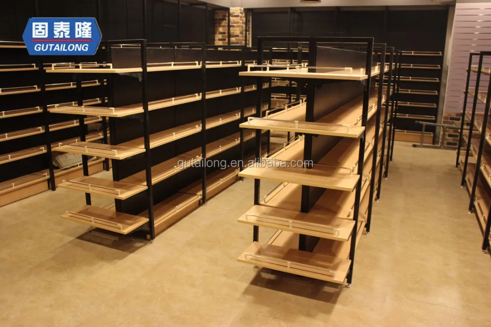 Supermarket Wooden Shelves Grocery Store Furniture With Best Prices