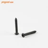 Export to India self drilling screw carbon steel zinc black screw Oxidation treatment screw