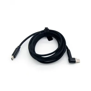 Nylon Braided USB C to USB C PD Magnetic Angle Cable
