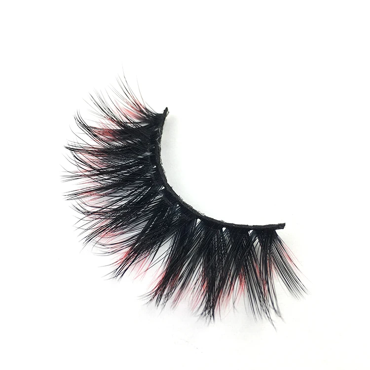 

Lashdoll New design wholesale price colorful faux mink lashes private label color eyelashes