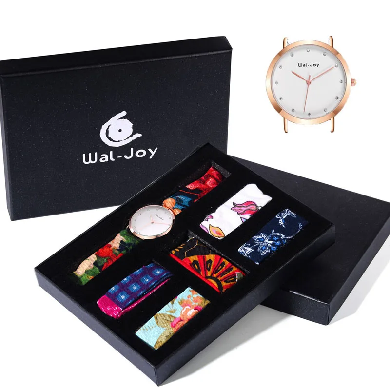 

WJ9019 Wal-Joy Brand Braided Strap Luxury Gift Watch Set for Girls Women Designers Watches Birthday Wedding Gift Watch, See pic