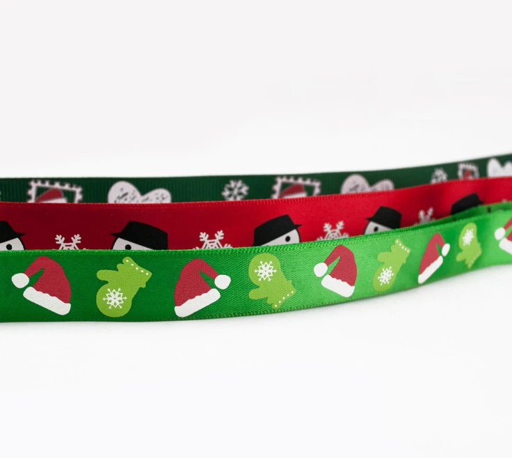 Oempromo wholesale merry christmas decoration ribbon