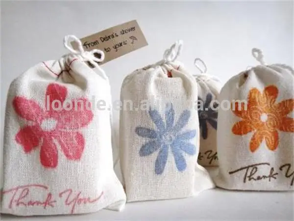 wholesale small cotton drawstring bags