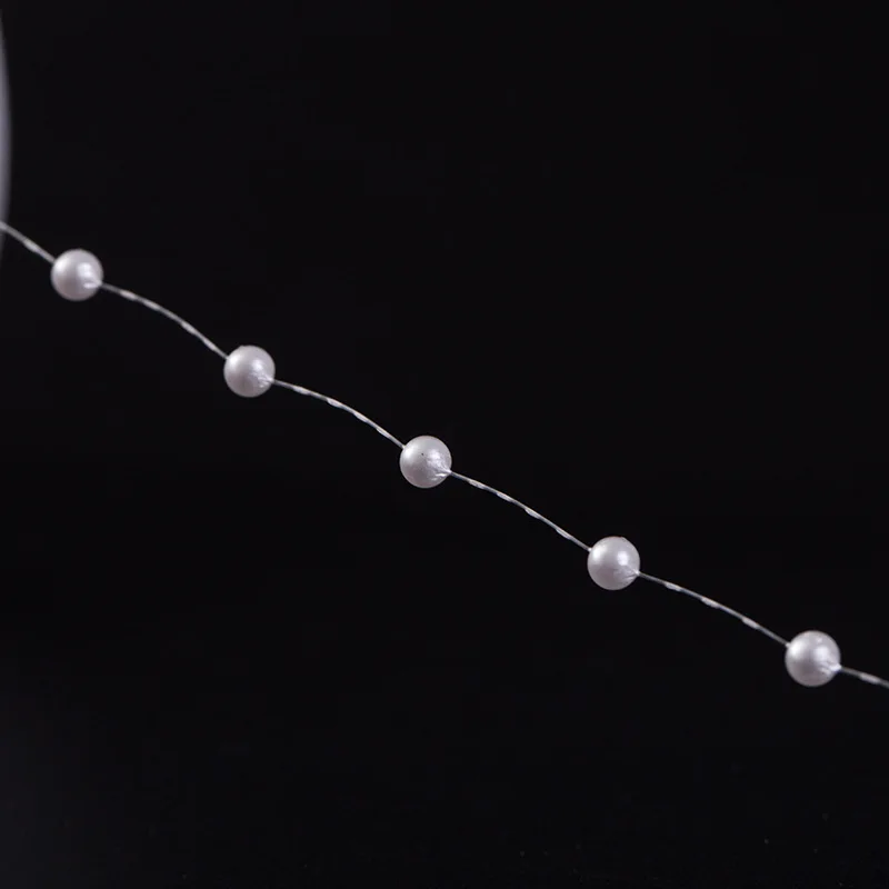 4mm 60 meters roll fishing string pearl beads garland for wedding party decoration