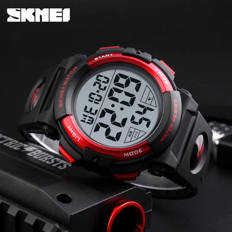 Часы наручные мужские электронные skmei1258. SKMEI 1258rd Red. Спортивные часы SKMEI. Часы наручные мужские водонепроницаемые SKMEI. Наручные часы скмей