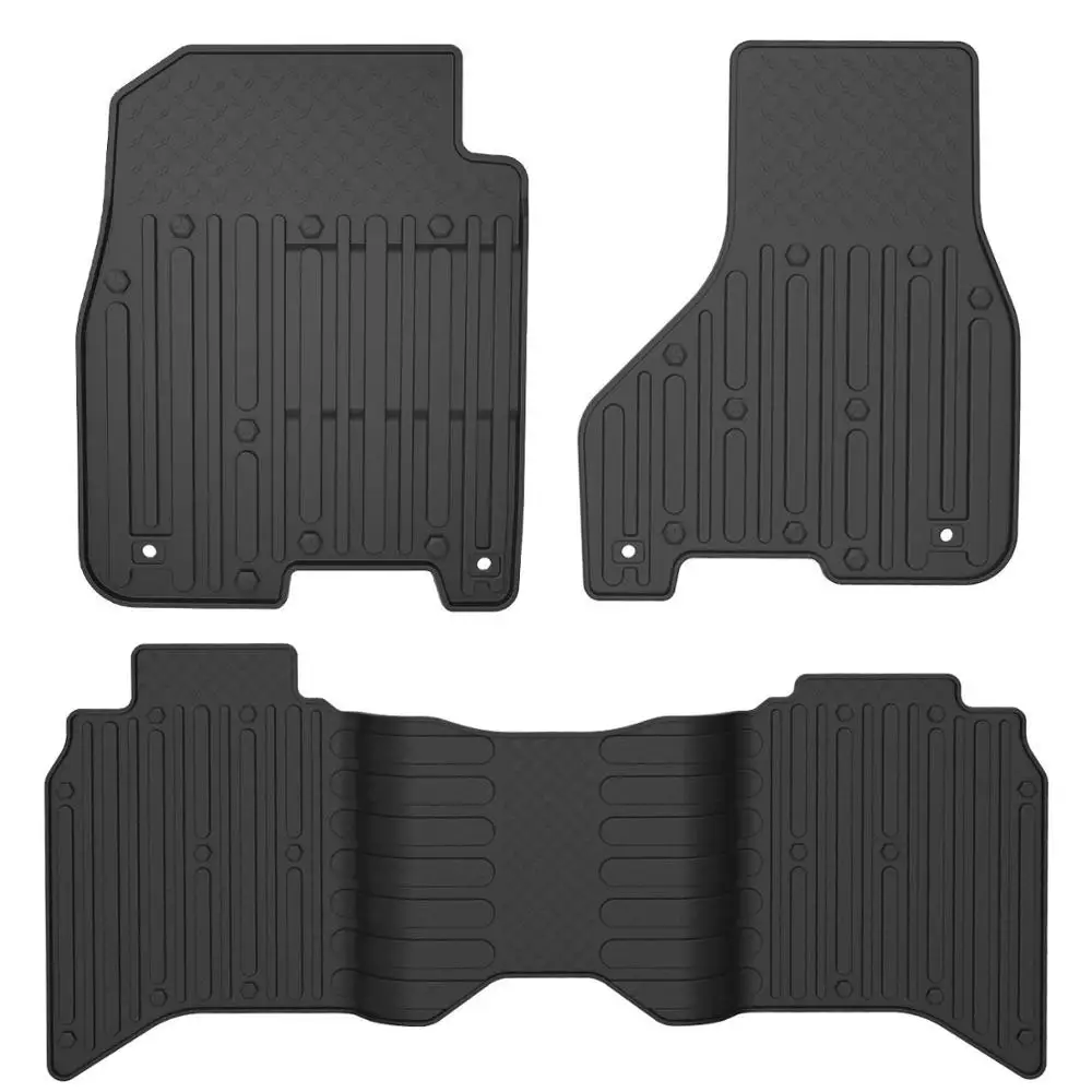 USA Free Shipping Pick Up Truck Floor Mats Liners Compatible For 13-17 Dodge Ram 1500-5500 Crew Cab OEM From US Warehouse