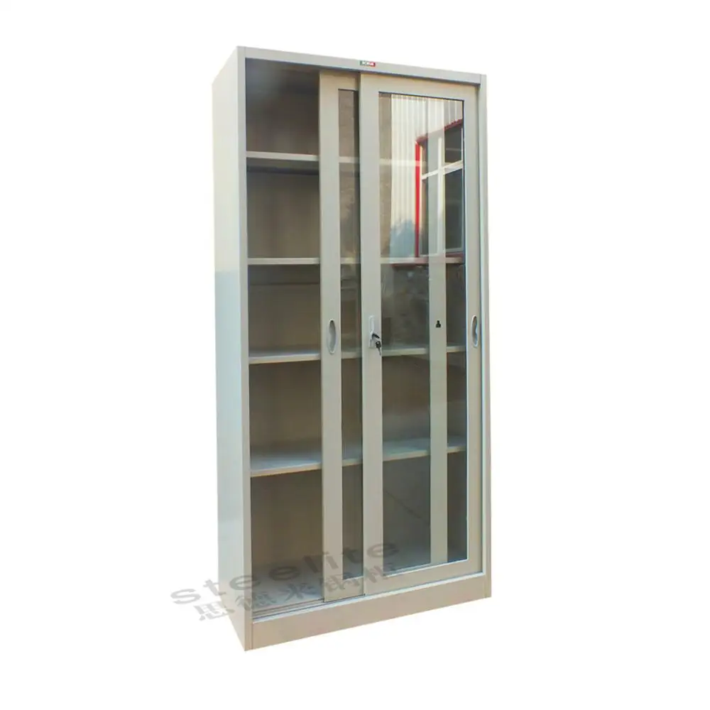 Used Steel Laboratory Sliding Glass Door Storage Cabinet Buy