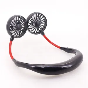 Wearable Neckband Mini Fan Design USB Rechargeable