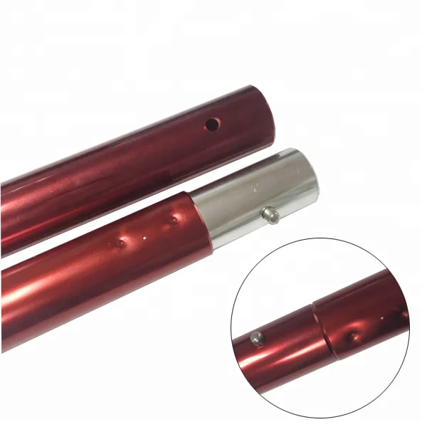 Aluminum Tent Pole With Spin Lock Mechanism Buy Flexible Tent Pole