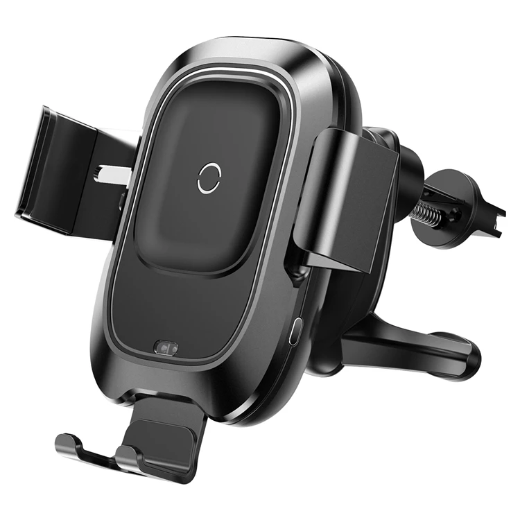 Baseus New Arrival Smart Vehicle Bracket Qi Wireless Charger Phone Holder Fast Charging