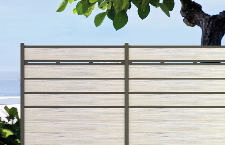 wpc slat fence