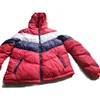 Winter men clothes XS-L size cheap stock man coat promotional red blue padding warm jacket with hood