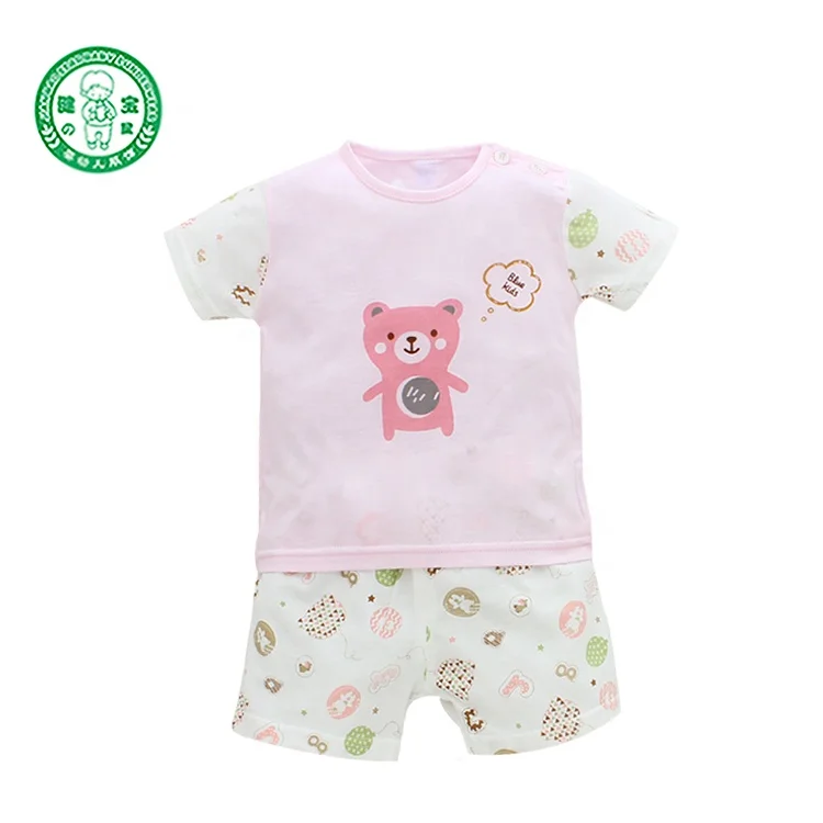 
Toddler Baby Girls Boys T Shirts cartoon Tee Short Sleeve Cotton Tops Summer Clothes set 