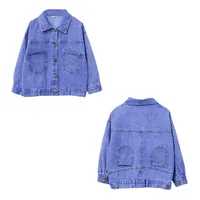 

garment factory summer fashion children little girl cotton denim jean jacket for kids