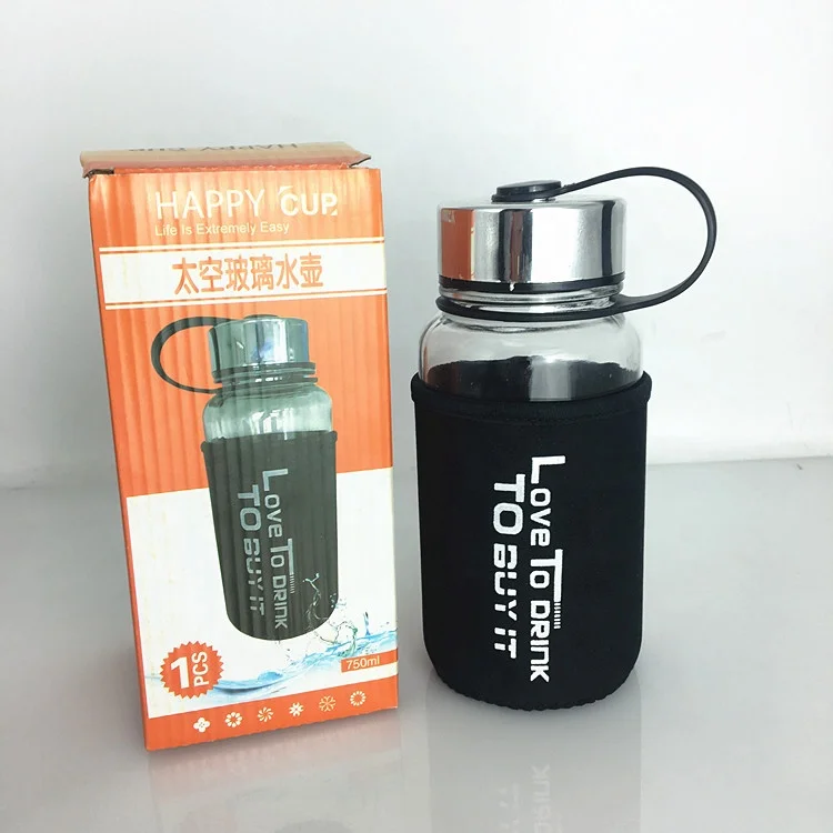 

Custom  space water bottle outdoor sports water bottle with sleeve