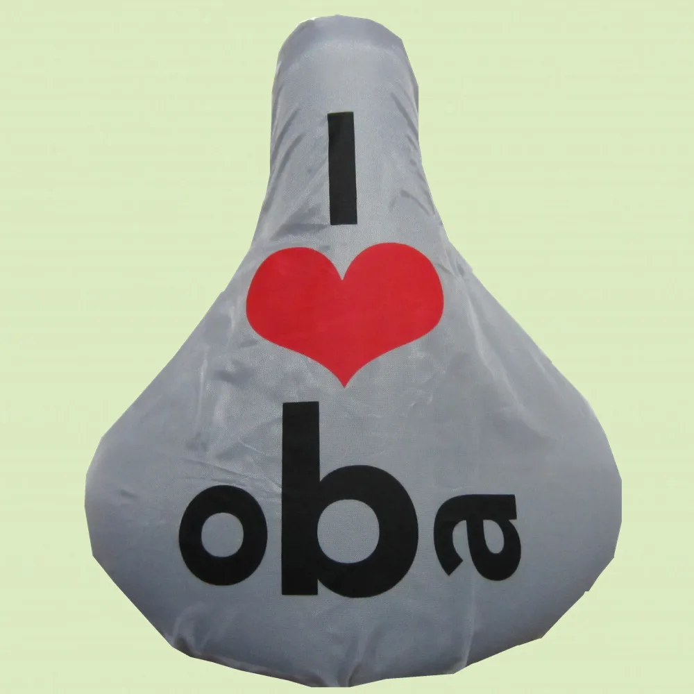 Custom Print Logo Waterproof Pvc Eva Nylon Bicycle Saddle Cover Cheap