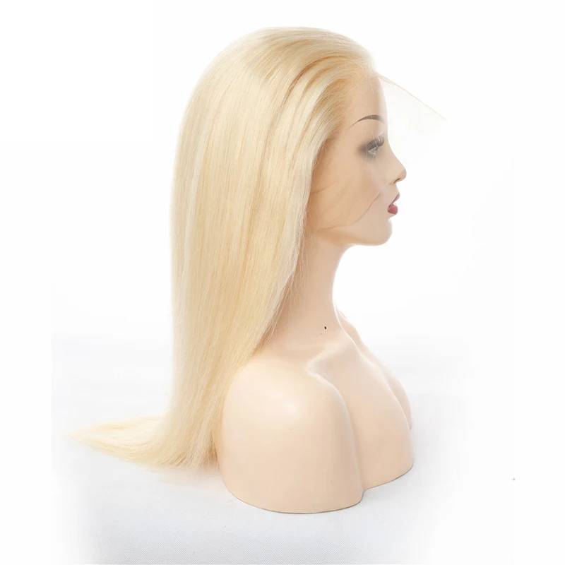 

Wholesale 10A Grade Virgin Hair Wig 613 Blonde Hair Wigs Russian Straight Human Hair Wig Full Lace Wig