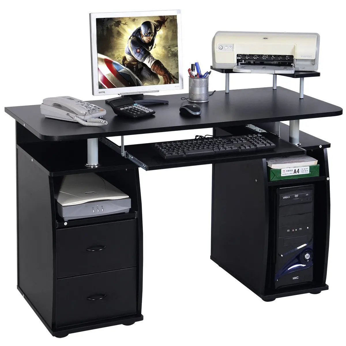 Компьютерный стол с принтером