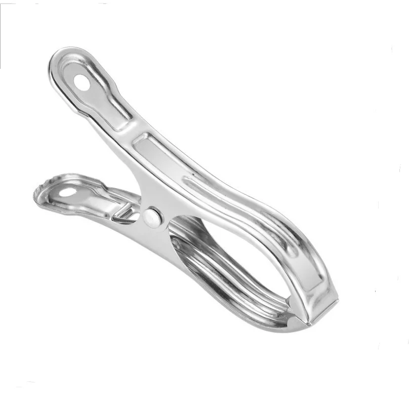 

Stainless steel cloth pegs Large clothes spring clamps are supplied hanging quilt clips