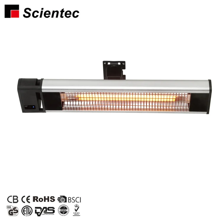 

Factory directly sell 1800W wall mounted electric aluminium carbon fibre electric infrared heater, Silver