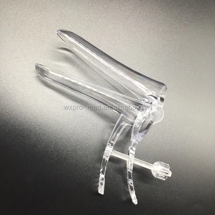 Low Price Good Popular Disposable Middle Screw Gynecology Speculum