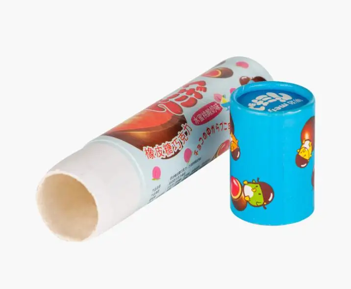 Food grade recycled paper tube for chocolate packaging