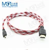 Gold Plated 3D 1080P hdmi to micro hdmi D type male to hdmi male cable for mobile phone/camera