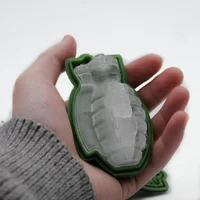 

FL-- 1 cavity large silicone grenade candy ice tray mold